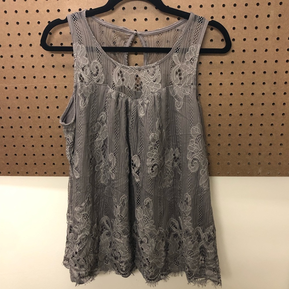 Maurices business casual XL gray tank top.
